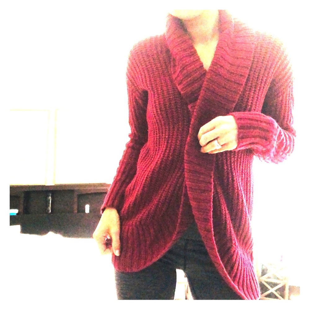 Oversized knit sweater